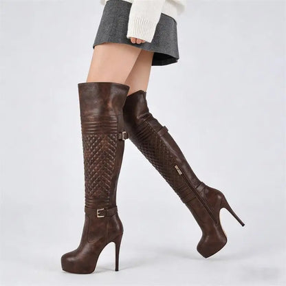 Chain Knee Boots