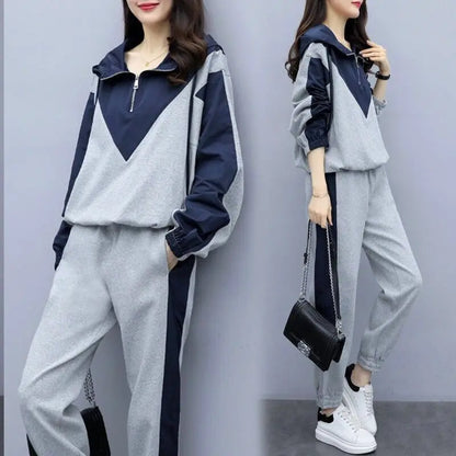 Women’s Zipper Tracksuit Set