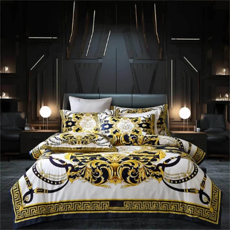 Luxury Modern 3D Digital Print Bedding Set