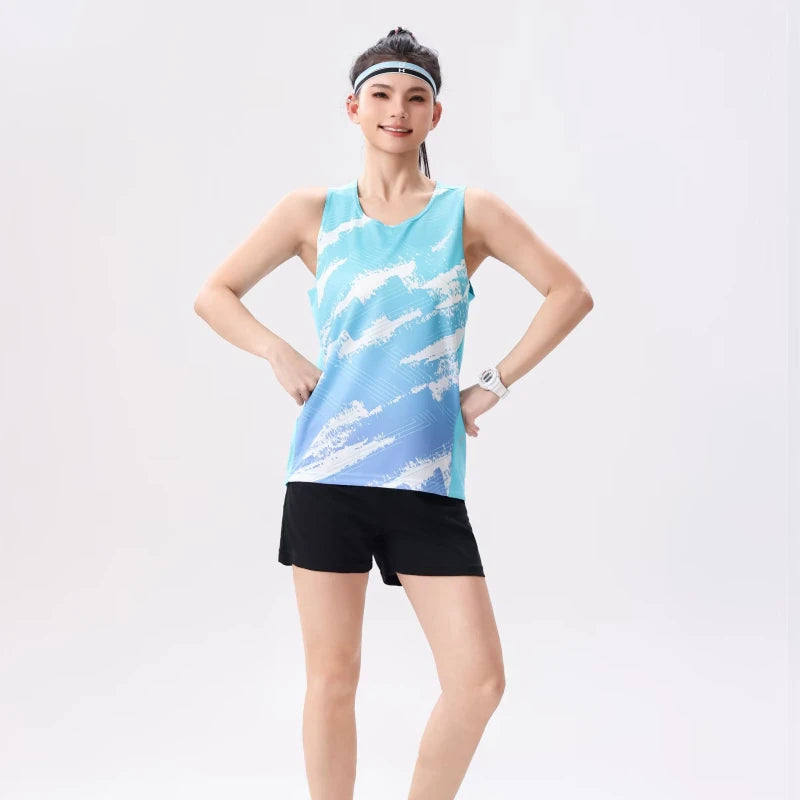 Sublimation Print Running Singlet Suit