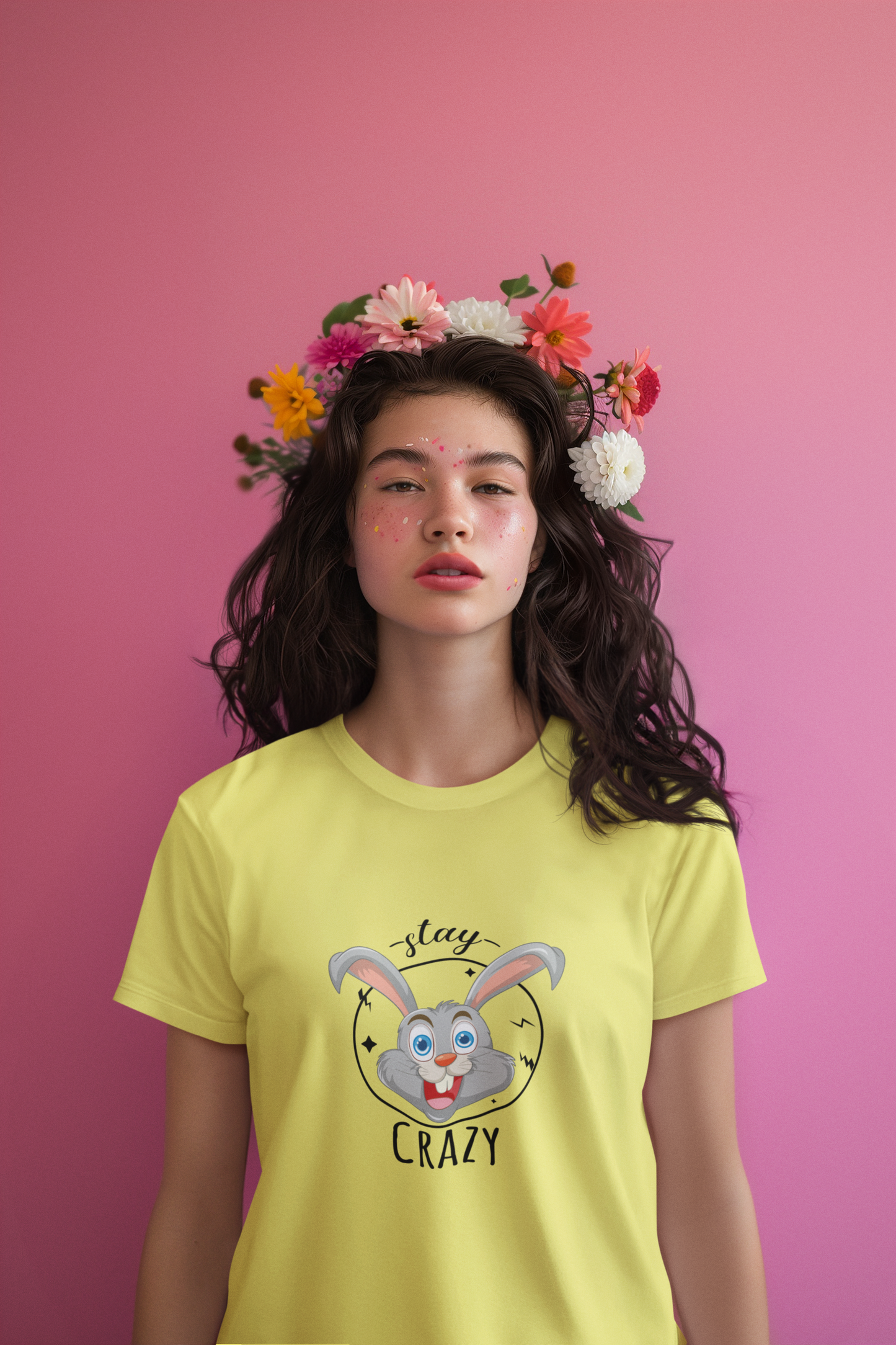 Stay Crazy | Graphic T Shirt | Unisex Softstyle T-Shirt