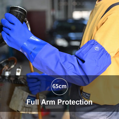 Chemical Resistant PVC Gloves