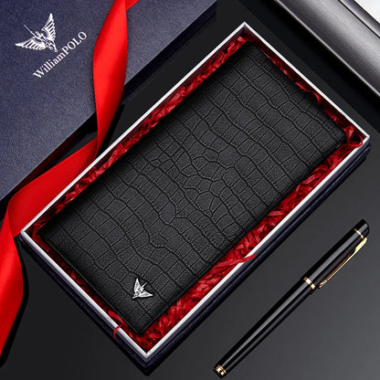 Long Leather Wallet