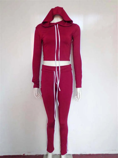 Striped Tracksuit Set