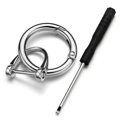 Spring Gate O Ring Keychain