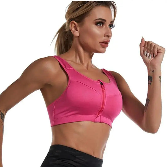 Push-Up Back-Closure Sports Bra