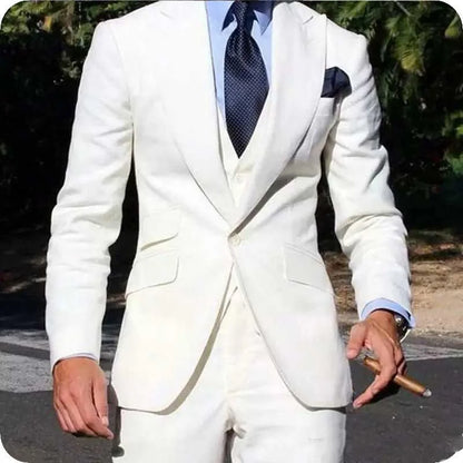 Classy Wedding Tuxedos Slim Suit