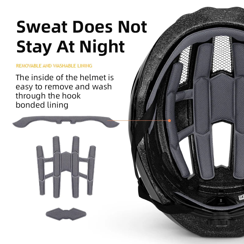 Rechargeable LED Rear Light Bike Helmet