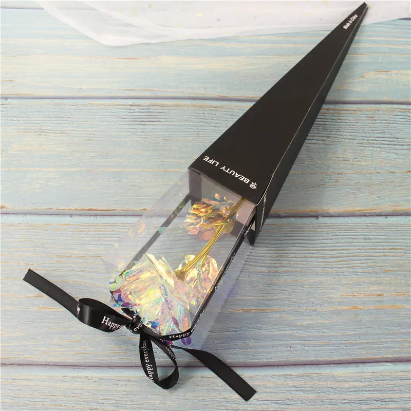 Galaxy Rose Eternal 24K Gold Flower