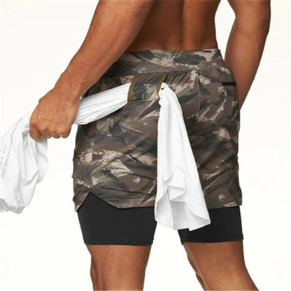 2-in-1 Quick-Dry Jogging Shorts