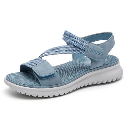 Striped Flat Sandals