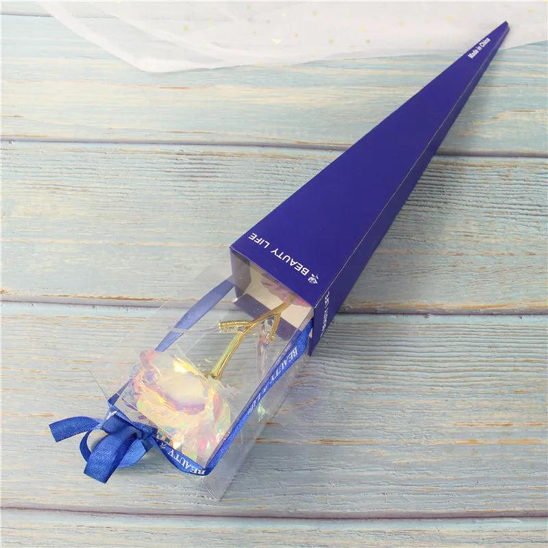 Galaxy Rose Eternal 24K Gold Flower