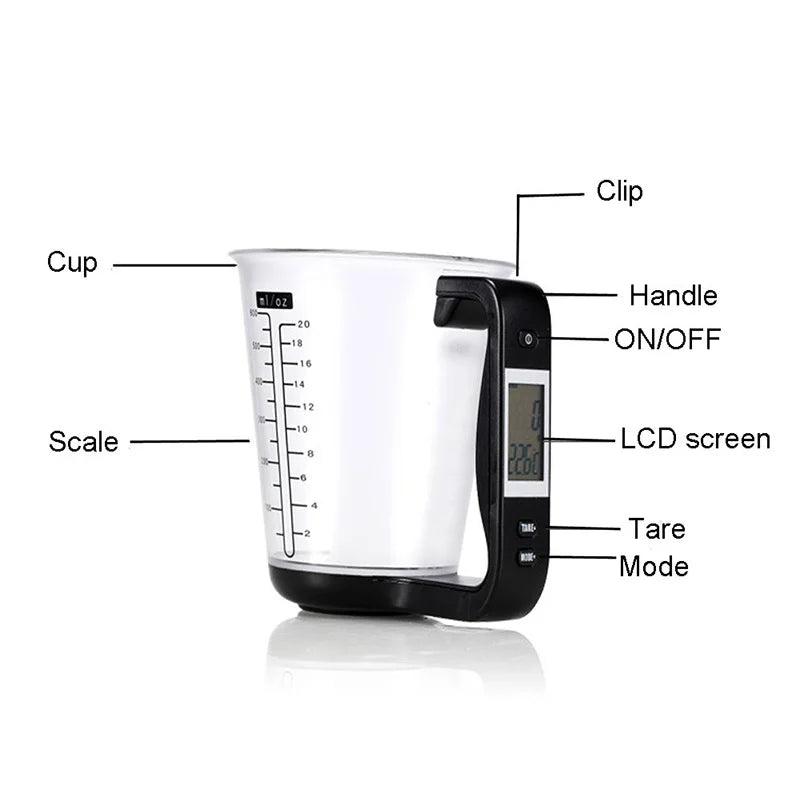 LCD Display Electric Measuring Cup