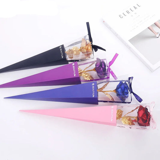 Galaxy Rose Eternal 24K Gold Flower