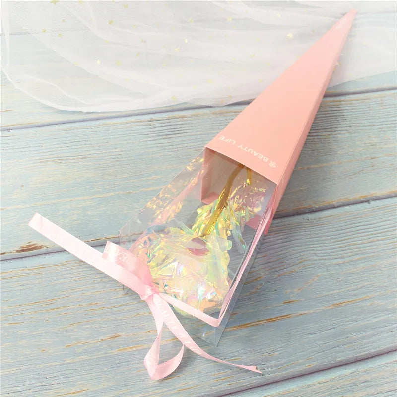 Galaxy Rose Eternal 24K Gold Flower