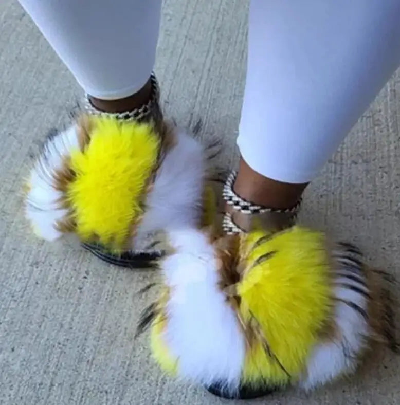 Fluffy Fur Slippers