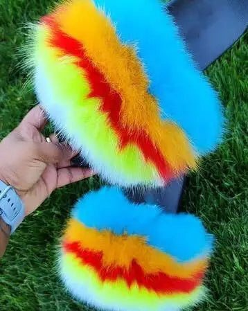 Fluffy Fur Slippers