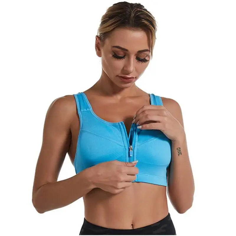 Push-Up Back-Closure Sports Bra