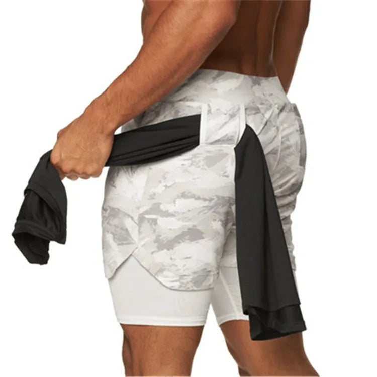 2-in-1 Quick-Dry Jogging Shorts