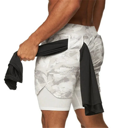 2-in-1 Quick-Dry Jogging Shorts