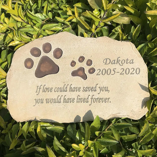 Personalized Dog Memorial Stone