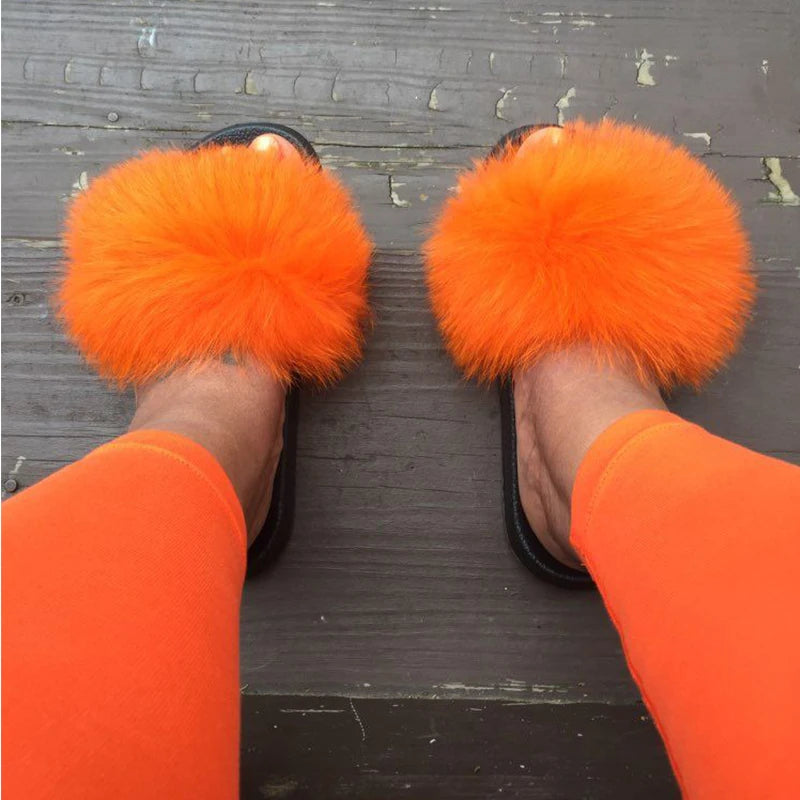 Fluffy Fur Slippers