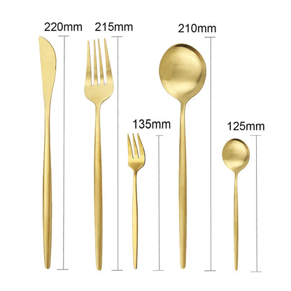 Stainless Steel Western Solid Cutlery Set Edition
