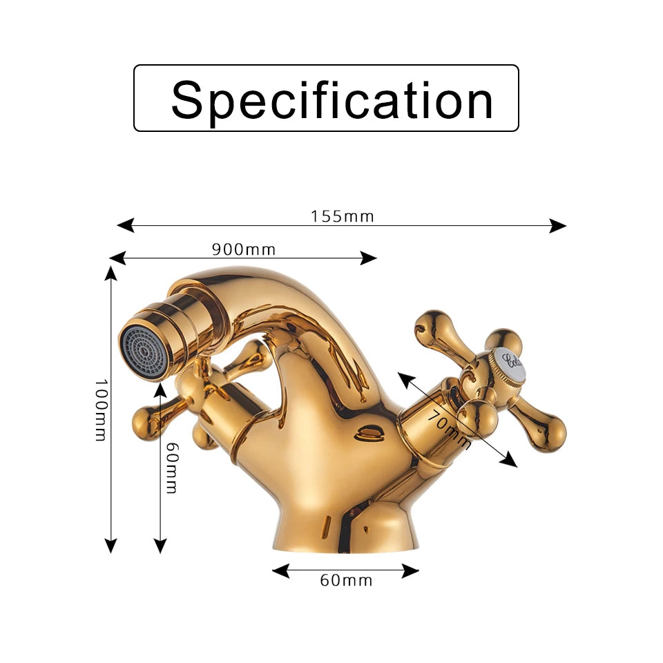 Golden Bidet Faucet