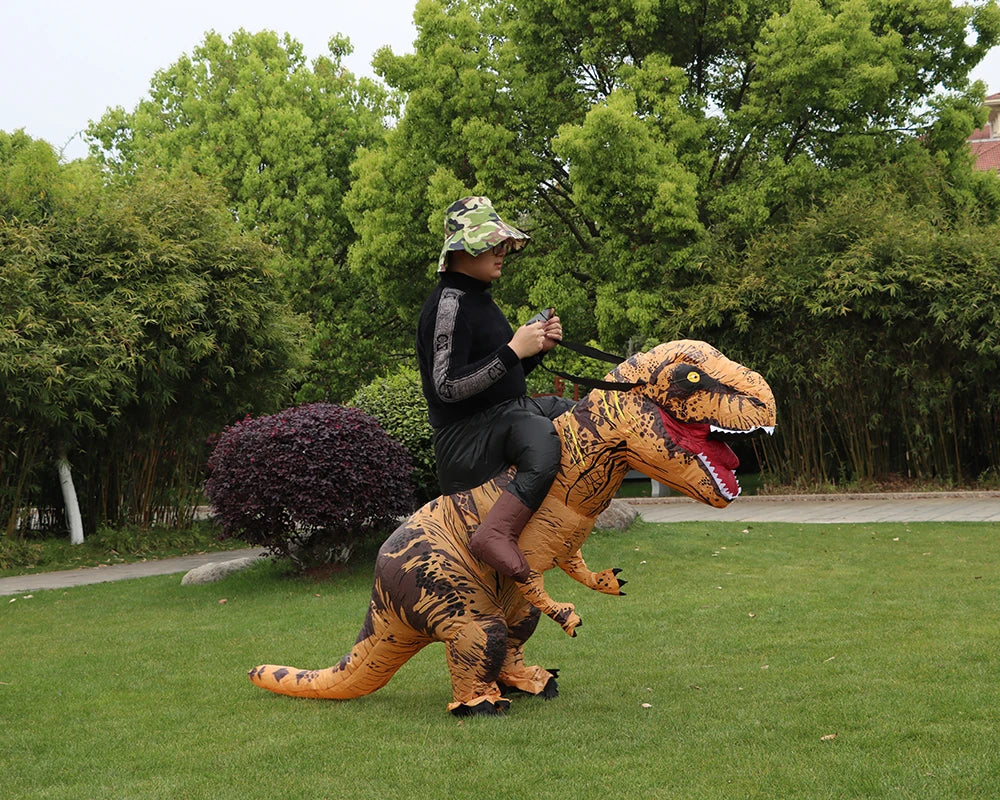 Inflatable T-Rex Dinosaur Costume