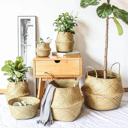 Wicker Foldable Picnic Basket Zerolife