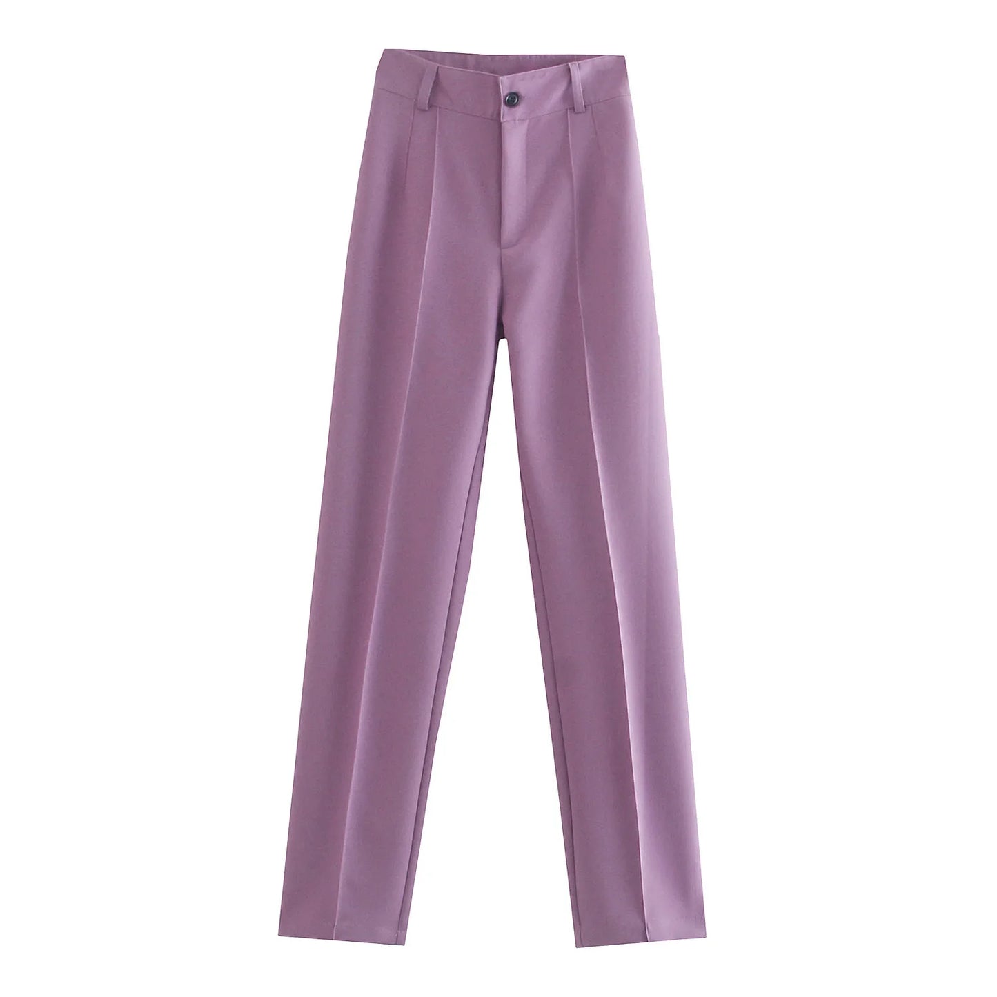 Ardm High Waisted Casual White Trousers Women Brown Stright Pants Office Lady Korean Style Women 2021 Pantalones De Mujer