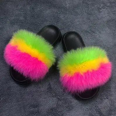 Fluffy Fur Slippers