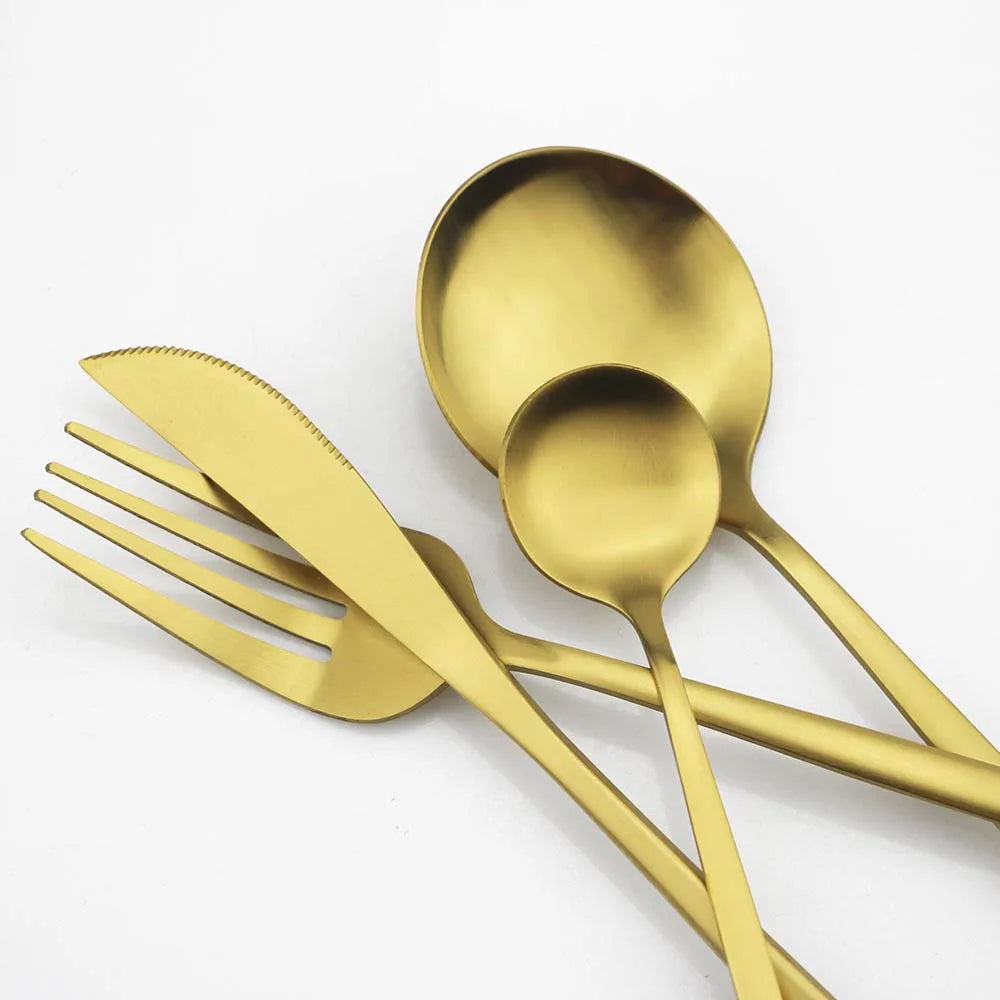 Stainless Steel Western Solid Cutlery Set Edition