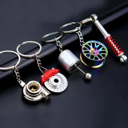 Creative Gear Head Keychain Speed