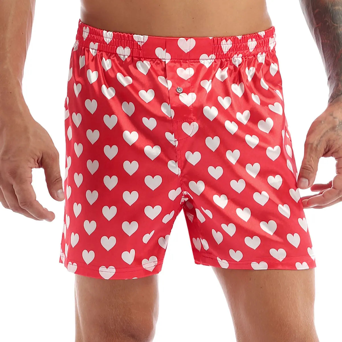 Heart Print Boxers