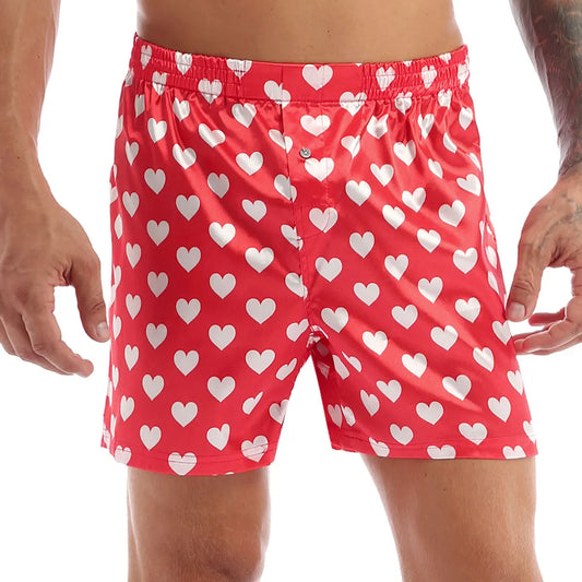 Heart Print Boxers