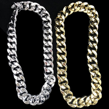 Wide Chunky Chain Necklace