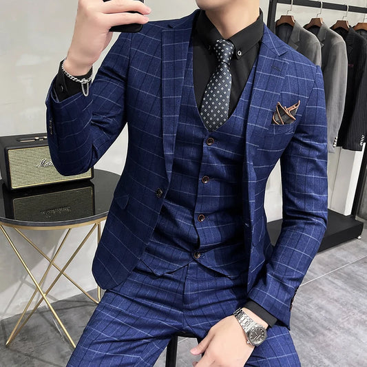 Jackets Pants Vest Groom Suit
