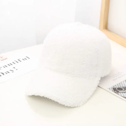 Women's Plush Baseball Cap