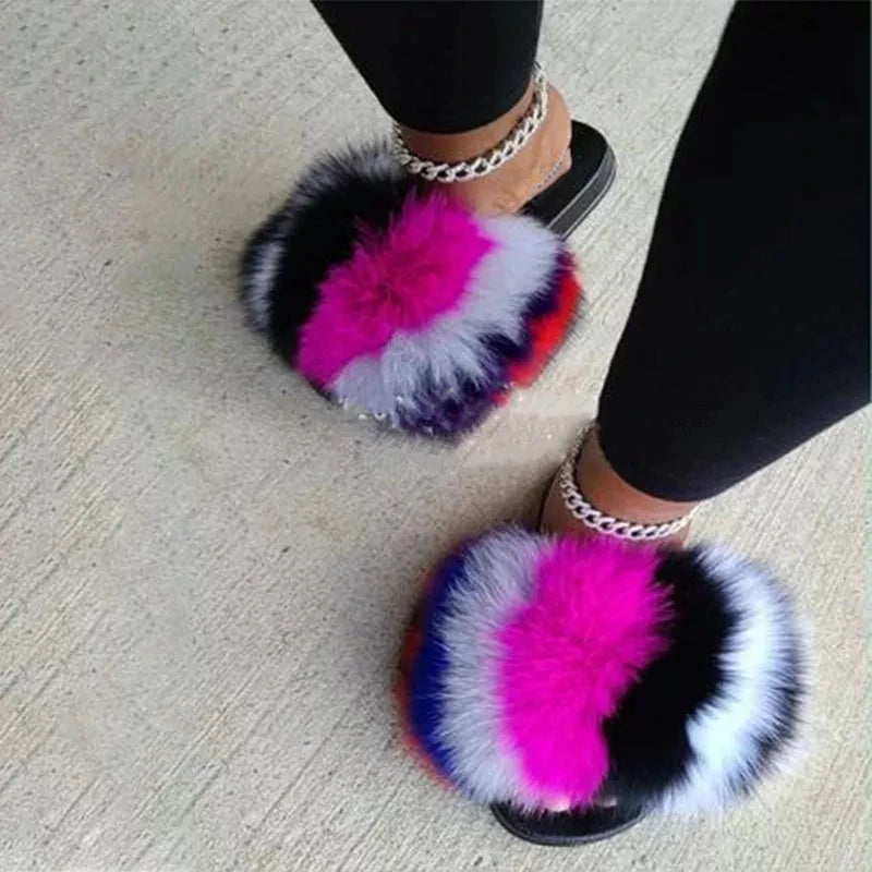 Fluffy Fur Slippers