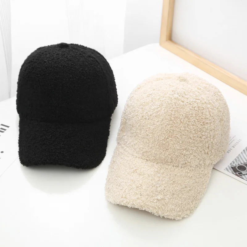Women's Plush Baseball Cap