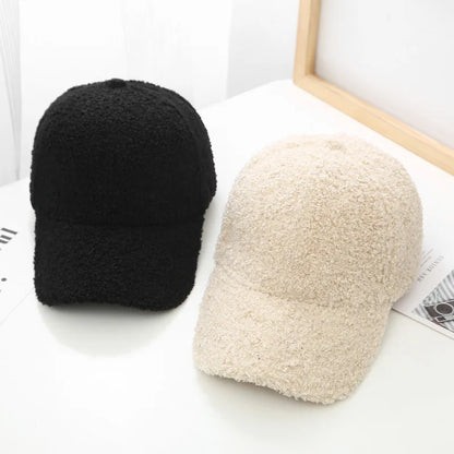 Women's Plush Baseball Cap