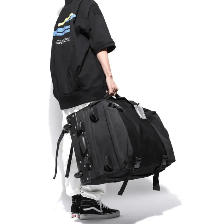 24-Inch Oxford Rolling Suitcase
