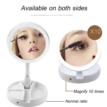 LED Magnifying Makeup Mirror