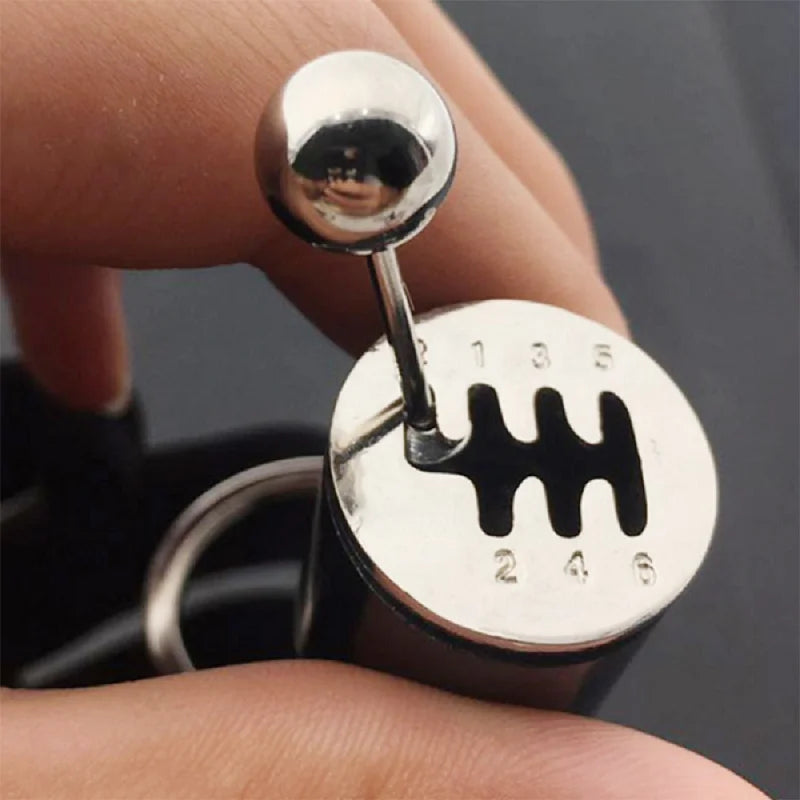 Creative Gear Head Keychain Speed