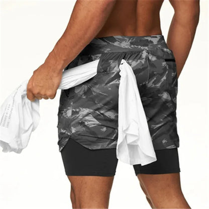 2-in-1 Quick-Dry Jogging Shorts
