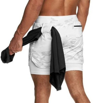 2-in-1 Quick-Dry Jogging Shorts