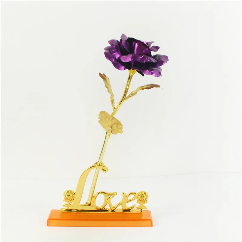 Galaxy Rose Eternal 24K Gold Flower