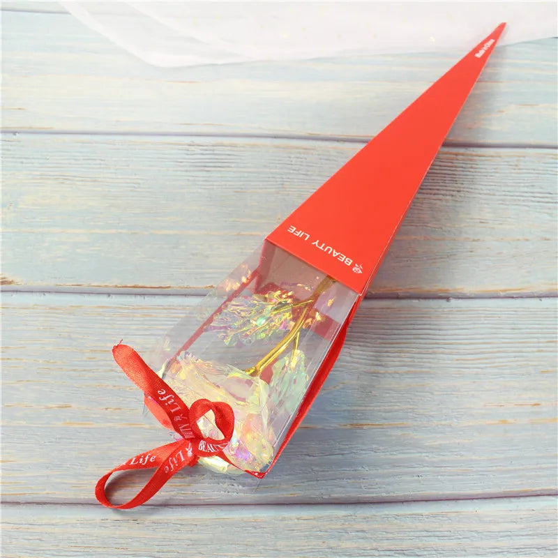 Galaxy Rose Eternal 24K Gold Flower