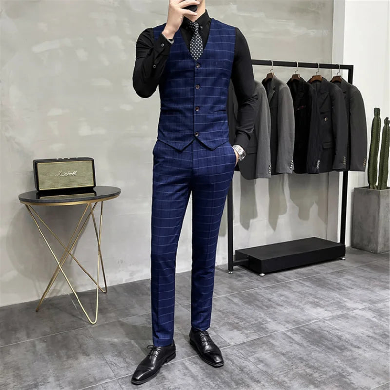 Jackets Pants Vest Groom Suit